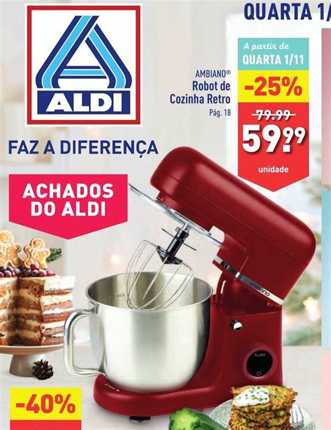 Promo O Ambiano Robot De Cozinha Retro Em Aldi