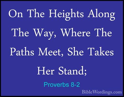 Proverbs 8 - Holy Bible English - BibleWordings.com