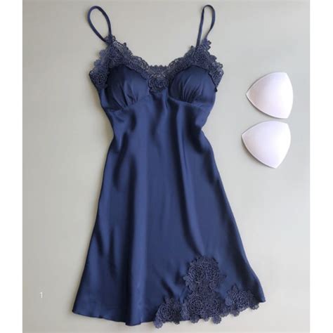 Love U Women Sexy Lingerie Silk Lace Robe Dress Babydoll Nightdress Nightgown Sleepwear