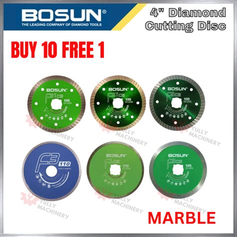 4 Diamond Cutting Disc BOSUN For Ceramic Tiles Hardness Tiles