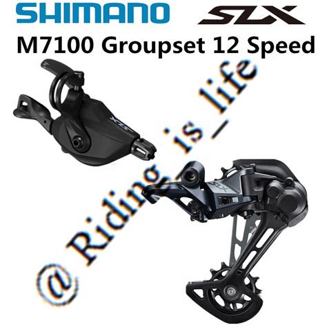 New Shimano Slx M X Speed Drivetrain Groupset Sl M Rd M