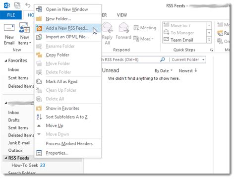 How To Add Rss Feeds To Outlook