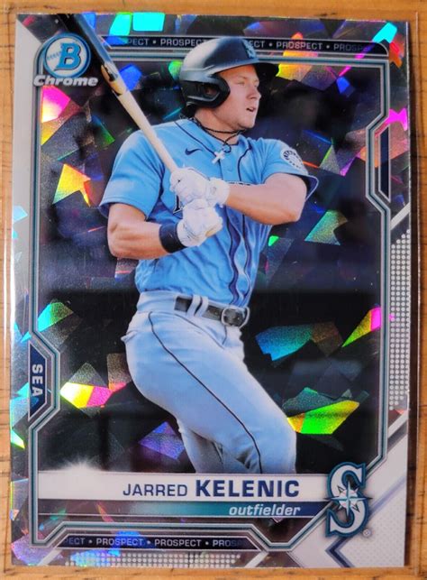 Bowman Chrome Jarred Kelenic Atomic Refractor Rc Rookie Card