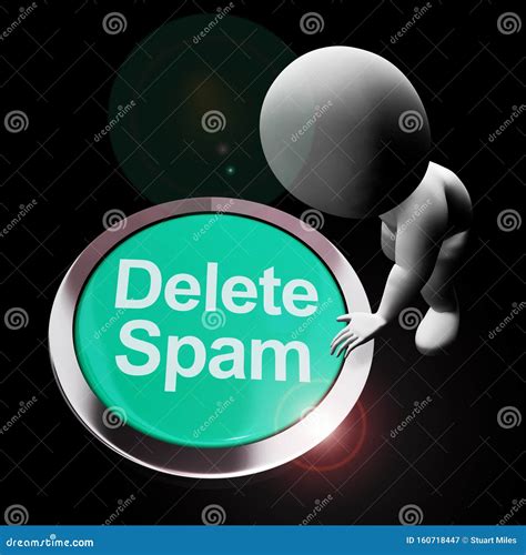 Delete Spam Concept Icon Means Remove Junk Mail And Unwanted Emails