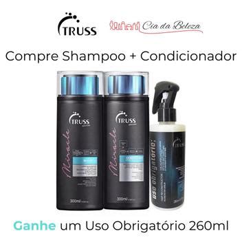 Kit Truss Miracle Duo Ganhe Uso Obrigat Rio Ml Kit De Tratamento