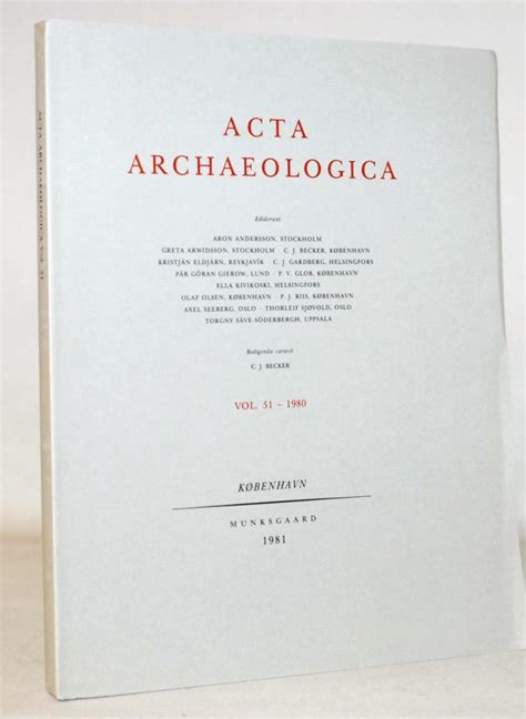 Acta Archaeologica Vol 51