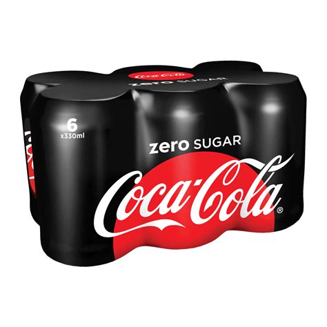 Coca-Cola Zero Can Pack 6 x 330ml - Centra