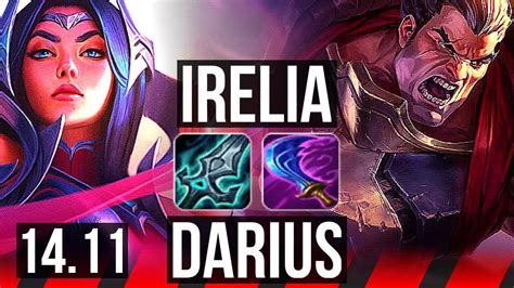 Irelia Vs Darius Top 7 Solo Kills 9 2 3 Dominating Euw Master