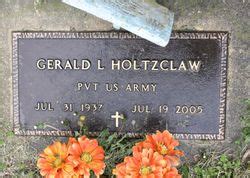 Gerald Lee Holtzclaw Find A Grave Memorial