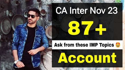 CA Inter Nov 2023 Accounts Most IMP Topics Important Questions Costing