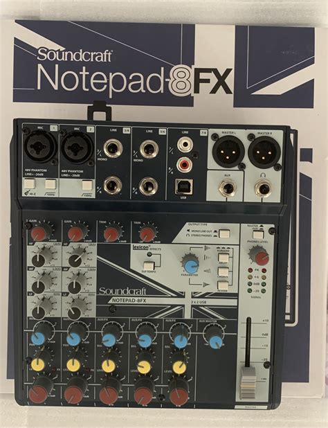 Notepad 8FX Soundcraft Notepad 8FX Audiofanzine