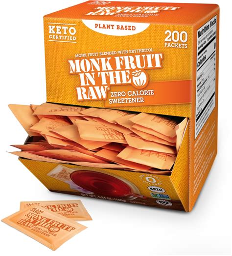 In The Raw Monk Fruit Natural Monk Fruit Sweetener W Erythritol Sugar Free Keto Gluten Free