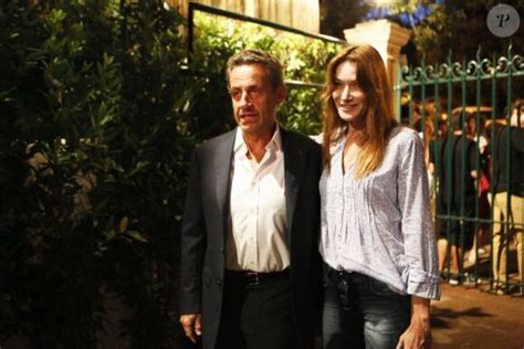 Photo Nicolas Sarkozy Et Sa Femme Carla Bruni Au Concert De Julien