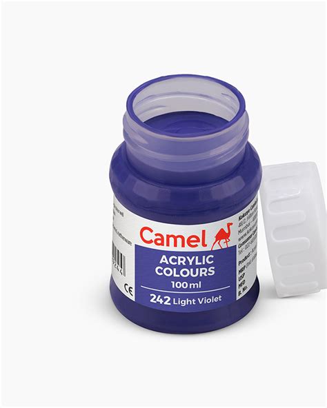 Buy Camel Acrylic Colours Individual Bottle Of Light Violet In Ml