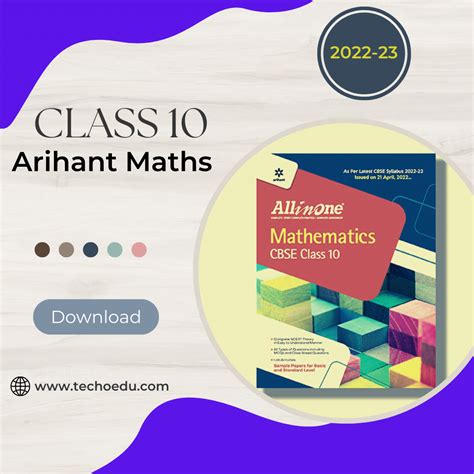 Class 10 Mathematics Arihant All In One Free PDF Dowload CBSE 2022