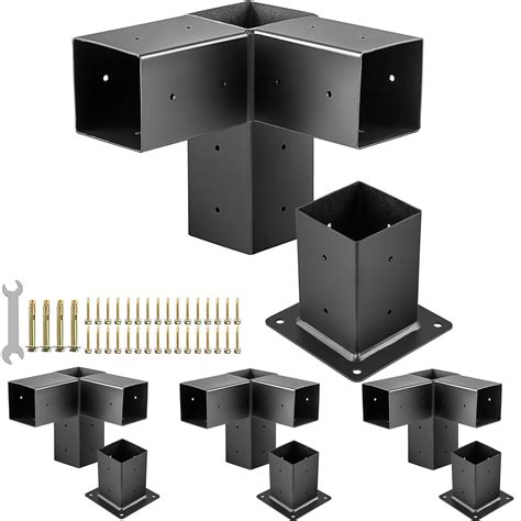 Buy TROPTOLKY Pergola Brackets 4x4 Woodworks Pergola Kit 8PCS Powder