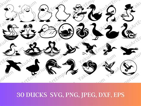 Duck Svg Bundle Duck Clipart Ducks Svg Rubber Duck SVG - Etsy