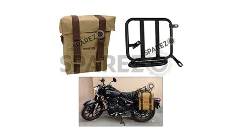 Royal Enfield Classic Reborn 350cc Sand Color RH Military Pannier Bag