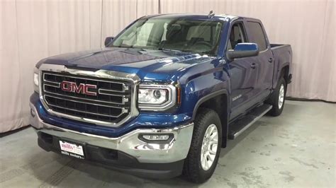 2017 GMC Sierra 1500 SLE 4WD Crew Cab Running Boards Blue Oshawa ON