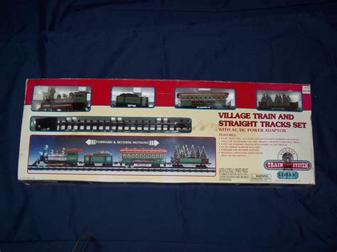 Lemax Village Train System And Straight Tracks Set W Ac Dc Power