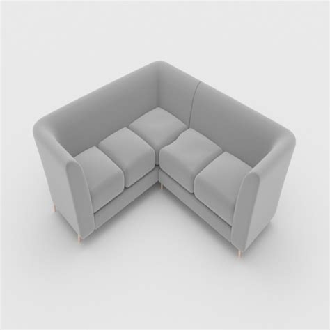 L Shape Sofa Free 3d Model Free Polygon