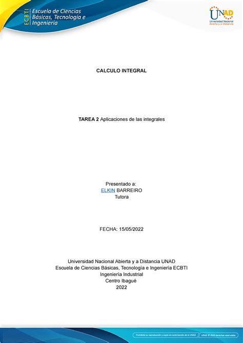 Aplicaciones De Las Integrales Calculo Integral Tarea 2 Aplicaciones