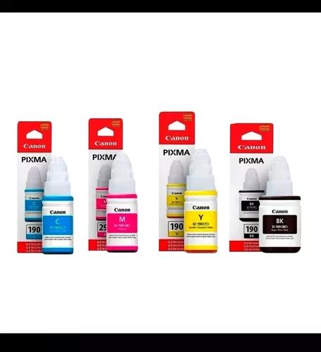 Pack Tinta Canon 190 Originales Cuotas sin interés