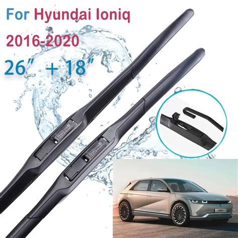 Car Wiper Hybrid Front Wiper Blades For Hyundai Ioniq 2016 2022