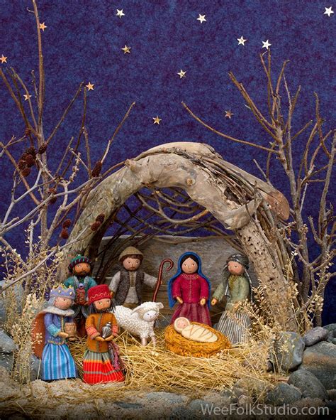 Nativity scene display, Christmas nativity scene, Nativity scene