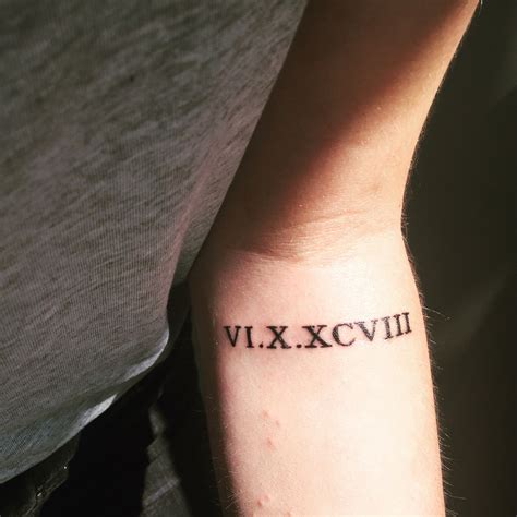 Romeinse Cijfers Tattoo De Beste Resulaten Van Moomni