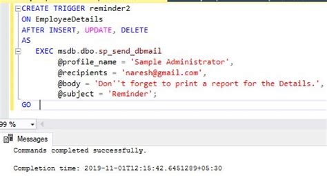 How To Create A Trigger In Sql