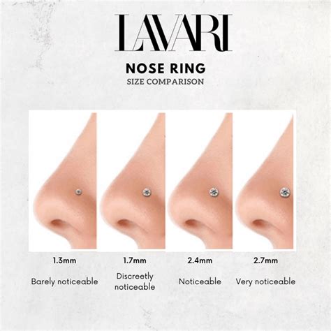 Nose Ring Gauge Size Chart Price Online | clc.cet.edu