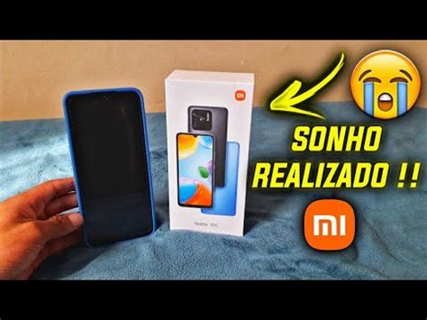 COMPREI UM CELULAR NOVO XIAOMI REDMI 10C YouTube