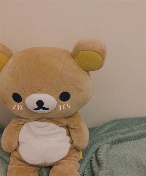 Rilakkuma ♡pinterest Ashshila Cute Plush Kawaii Plushies Rilakkuma Plushie