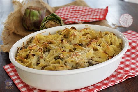 PASTA AL FORNO CON I CARCIOFI Ricetta Facile Saporita