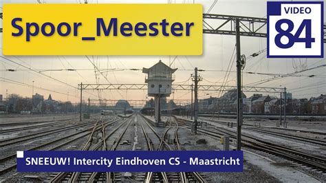 4K Cabview NS Trein WINTER Rij Mee Met De MACHINIST Van