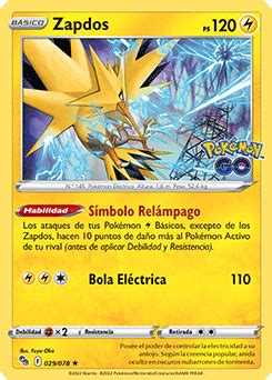 Zapdos Pok Mon Go De Jcc Pok Mon Base De Datos De Cartas De Jcc