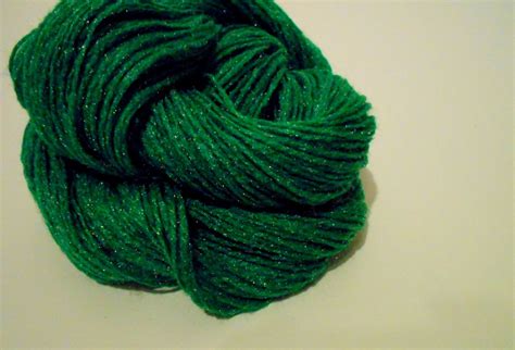 Kelly Green Knitting Yarn Fingering Weight 2 Ply Yarn Craft