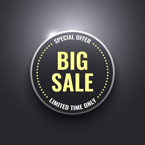 Premium Vector Round Sale Banner