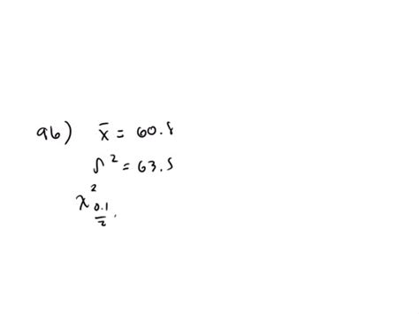 Solved In Exercise We Gave The Carapace Lengths Of Ten Mature