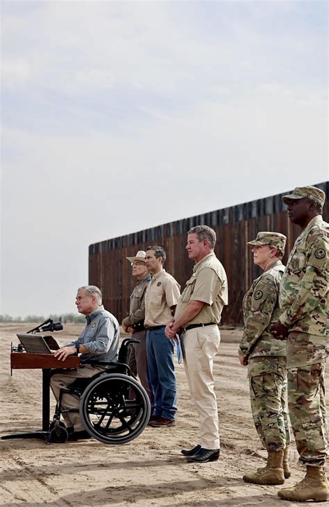 Gov Abbott Debuts New Wall Construction Ceg