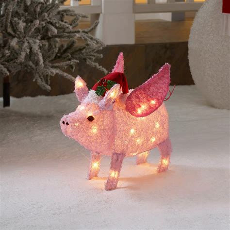 Pig Outdoor Christmas Decoration