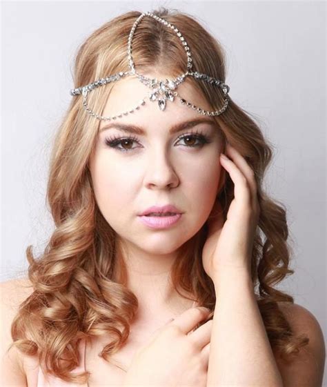 Bohemian Bridal Headpiece Silver Gatsby 1920s Style Hair Jewelry