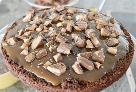 Chocolate Toffee Caramel Cake This Delicious House