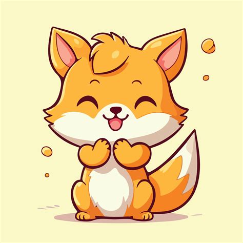 cute fox cartoon characters vector illustration eps 10 23822537 Vector ...