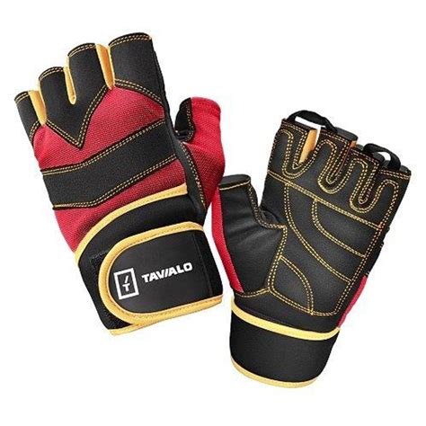Спортивные перчатки Black-Red-Yellow L мужские Tavialo – фото, отзывы ...