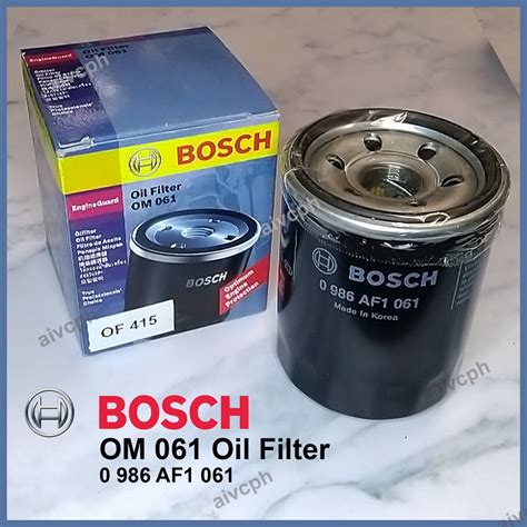 Bosch Om Oil Filter Cross Vic C C Mitsubishi Md