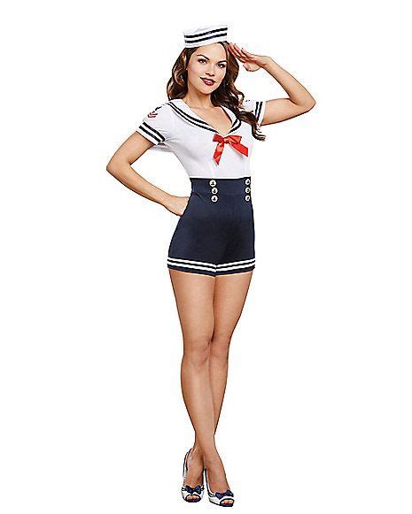 Adult Seafaring In Style Sailor Costume Spirithalloween Sailor