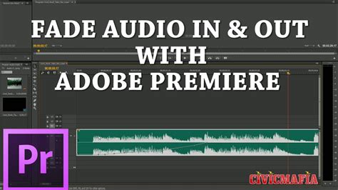 How To Fade Audio In Out With Adobe Premiere Youtube