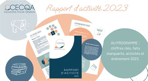 Le Rapport Dactivit Est Paru Ccecqa